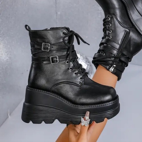 New black goth punk - black,