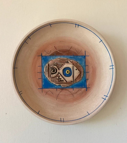 Large vintage ceramic wall - vintage,