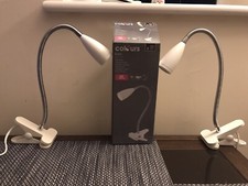 2 x  clip lamp
