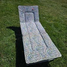 Retro Woolworths Floral Sun Lounger Reclining VW Camping Campervan Garden 70s