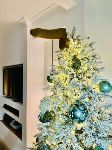 Penis christmas tree topper - christmas,