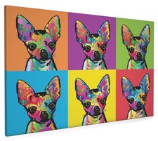 Chihuahua Box Canvas and Poster Print (161)