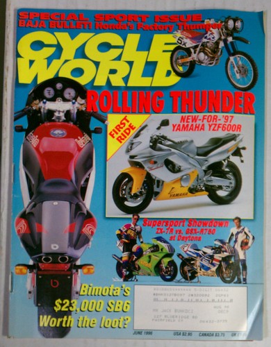 Cycle world magazine back - cycle,