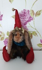 Charlie Bears BUCK WITH TAGS,PLUSH JESTER/RABBIT,2021,RTD,15"/38CM WITHOUT HAT