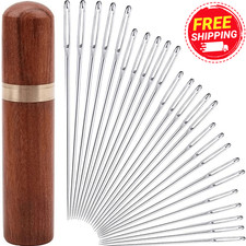 25Pcs Big Eye Sewing Needles