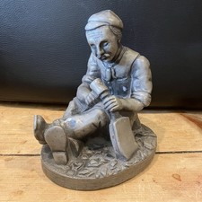 Vintage stone mason figure - mason,