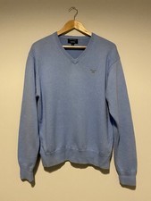 Gant Men's Light Blue Cotton V