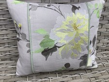 Osborne&Little Persian Garden Embroidered Linen Cushion Cover