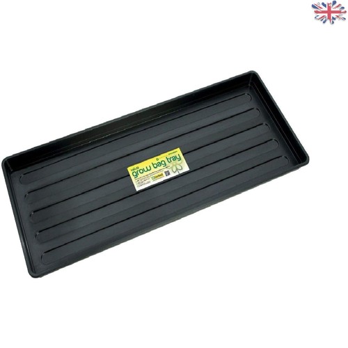 Durable black garden tray - black,