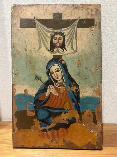 Antique mexican folk - folk, art