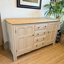 Ercol Sideboard Wood Top Elm