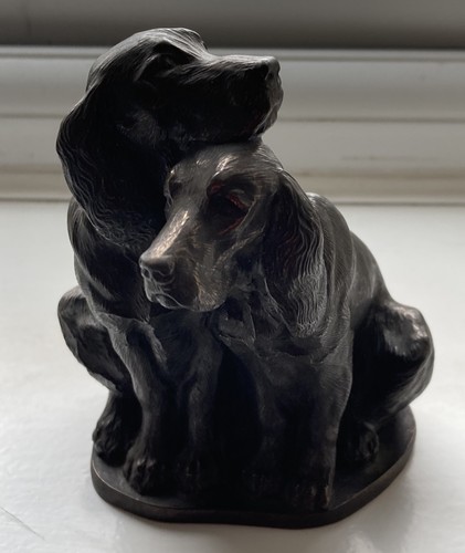 Vintage 1990s pair spaniels - 1990s, of