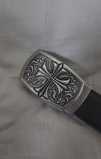 Medieval Cross Black & Silver