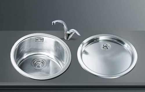 Smeg stainless steel round - steel,
