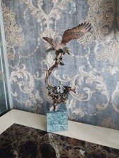 Bronze Kitty Cantrell Eagle Sculpture 'Sunday Brunch' Limited Edition Art Statue