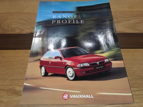 1995 vauxhall sales brochure - vauxhall,