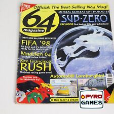 64 Magazine -1997 - Issue 8 - Mortal Kombat Mythologies Sub Zero