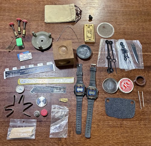 Clock watchmaker tools - clock, &