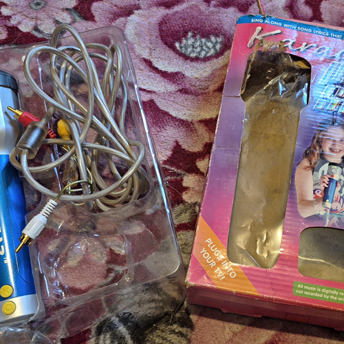 Karaoke pop star microphone - star,