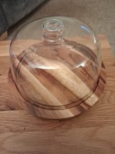 Glass Cheese Dome with Board