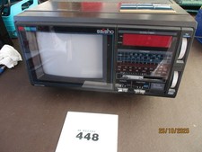 Saisho CTR7 5.5inch Colour CRT TV Clock/Radio Vintage Retro