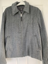H&M Men's Zip-Up Jacket - Size Medium - Colour Grey