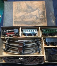 Scarce Karl Bub O Gauge Electric Rail Passenger Train Set US zone West Germany