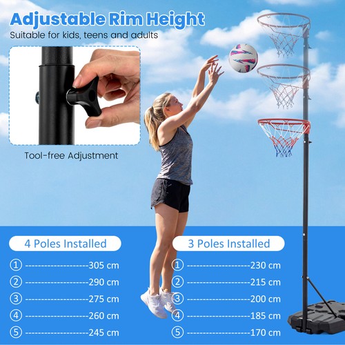 Portable netball post - portable,