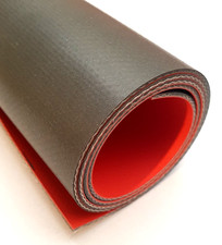 Hypalon Material Repair Patch 15x60cm Orca Orange Sylvano. Boat Rib Avon Humber