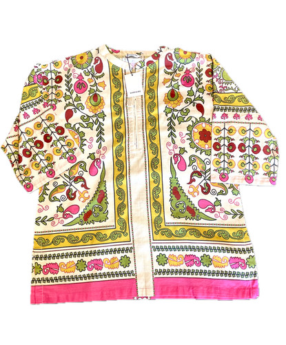 New sapphire floral kurta - new, /
