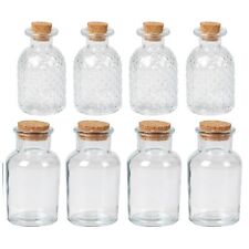 4x Glass Jars Bottles with