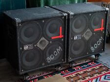 Pair of SWR Goliath Mk1 Bass Cabinets + X2 + New Eminence Speaker Cones + Wheels