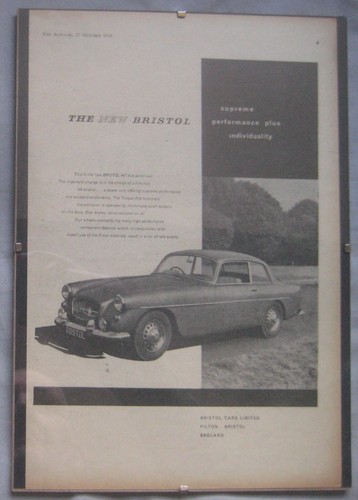 1961 bristol 407 - bristol, original