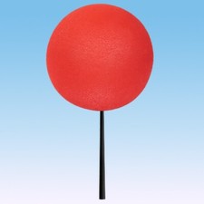 Coolballs Plain Red Car Decor