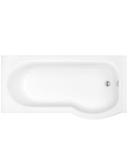Iflo Rennes P-Shaped Showerbath 1675 X 750mm 0 Tap Hole Right Hand RRP £306
