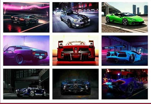 Car posters prints sports - 55,