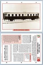 Two-Axle Pullman Carriage  - Golden Age - Italian - Legendary Trains Maxi Card