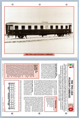 Two axle pullman - carriage,