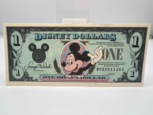 Disney dollars mickey - disney, mouse