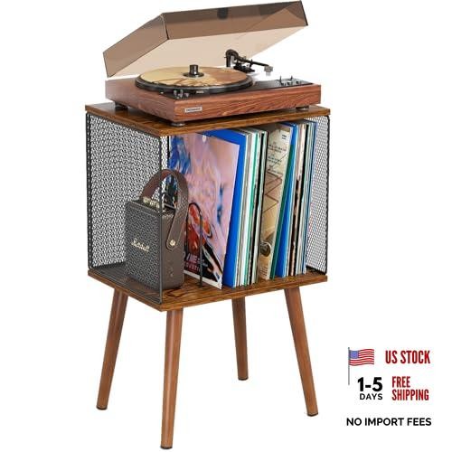 Brown cosrack record - record, player