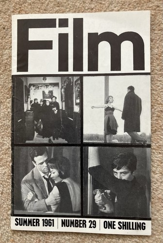 Vintage film magazine 1961 - film,