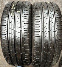 2X 185-50-16 Continental ContiEcoContact5*7mm Tread*185/50-R16 Continental Tyres