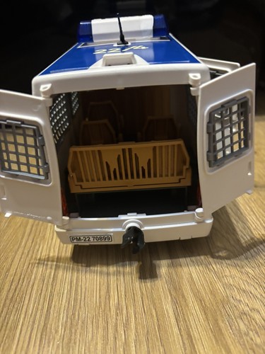 Playmobil police van working - police,