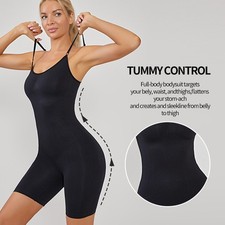 Women's Full Body Shaper Seamless Firm Tummy Control Shapewear Slimming Bodysuit