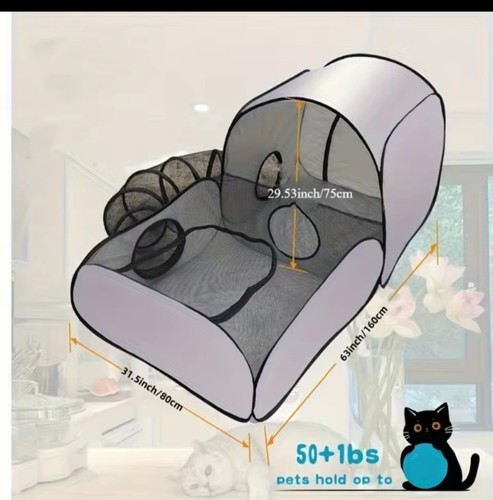 Foldable mesh cat - foldable,