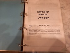 Honda VF400F factory workshop