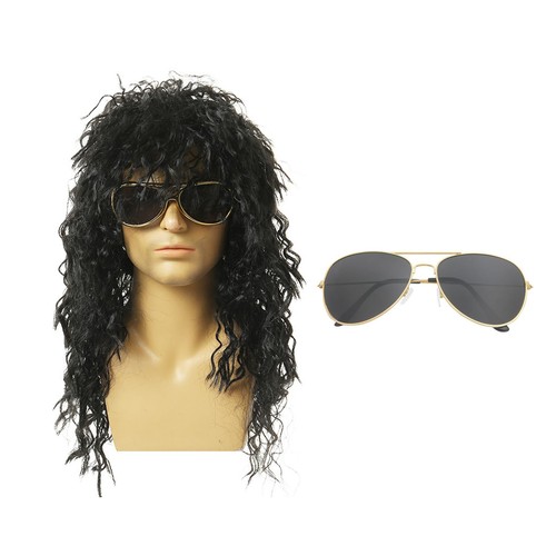 Black rocker wigs and - rocker,