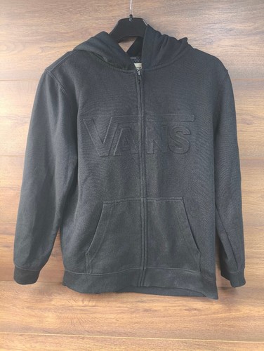 Vans black zip - black, hoodie