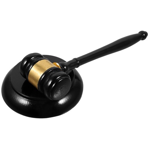 Set wooden gavel - wooden,