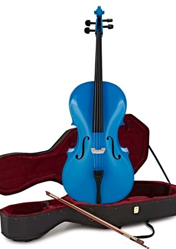 Acoustic cello blue gloss - cello,